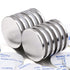 MIKEDE Strong Neodymium Disc Magnets, 12 Pack Powerful Rare Earth Magnets with Double-Sided Adhesive, 1.26 inch D x 1/8