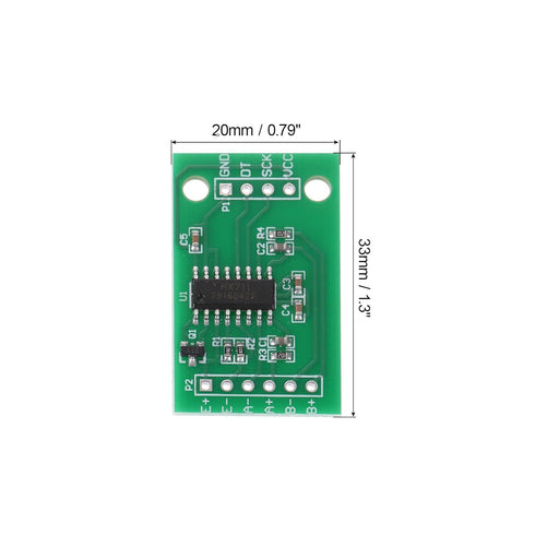 MECCANIXITY 3pcs HX711 Weighing Sensor, Dual-Channel 24 Bit Precision A/D Module