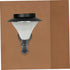 2 Pack Solar Wall Light Holders Plastic Seat Industrial Lamp Holder Wall Sconce Bracket