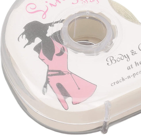 Double Sided Clothing Tape, 2 Rolls Body Tape with Dispenser, Transparent Strong Fabric Tape for Dress, Clothes, Women