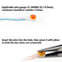 200PCS Waterproof Gel-Filled Orange Clear Button Telephone Wire Connectors, UY Butt Splice Connector K1
