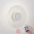 Dimmable Remote Control Acrylic Wall Sconce Battery Wall Hanging Wall Lamp No Wiring Needed, Color Changing and RGB LED
