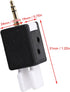 Luocute CW Morse Code Key, Dual Paddle Automatic Key with Adjustable Finger Force for Quansheng Intercom, Compatible