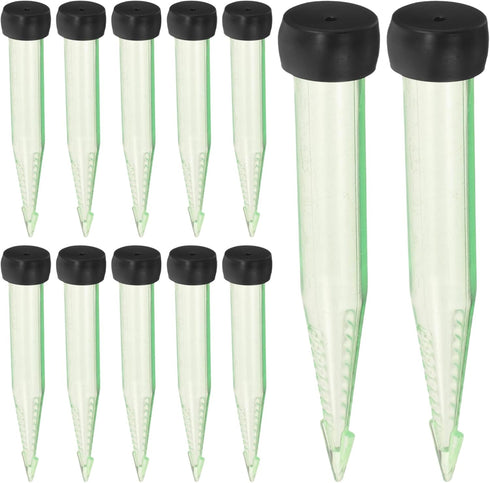jojofuny 50Pcs Transparent Flower Tubes for Fresh Flower Arrangements Hydroponic Nutrient Vials