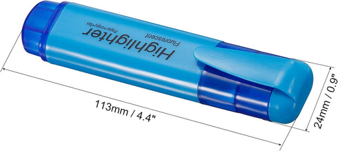 PATIKIL Highlighter Pen, 4 Pack Water Based Broad Tip Markers for Daily Use