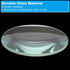 PATIKIL 8" (200mm) Focal Length Double Convex Lens, 2 Pack 75mm Diameter Glass for Physics Experiment
