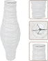 OSALADI Nordic Style Paper Floor Lamp Shade Light Fixture Cover Wide Paper Lamp Shade