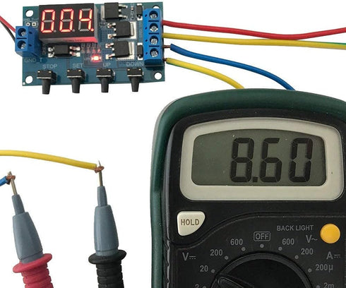 Timer Delay Relay DC 5V 12V 24V On Off Timer Module, Dual MOS Delay Control Board with Digital Display