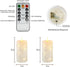 11-Key 3D Set 2, Amagic Flameless Candles with Embedded String Lights, Remote & Timer, Wick Real Wax Battery Operated