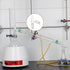 StonyLab 3 Way Distilling Thermometer Adapter with 19/22 Joints and Screw Cap