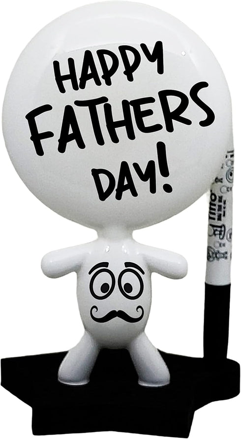 Office Gifts - Dry Erase Board, Ceramic Whiteboard Doll - TITTO Star for Home & Office Decor Design