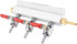 3 CO2 GLOGLOW Way Gas Distribution Manifold, Aluminum Copper Stainless Steel, Beer Dispensing and Wine Making Tool