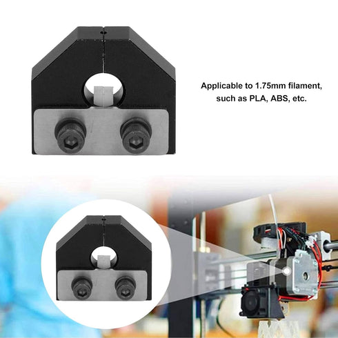 Standard Design Aluminum Alloy Filament Welding Connectors, Wide Compatibility with Filament Welders (Black)