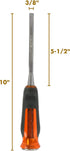Buck Brothers 74812 3/8-Inch Pro Full Tang Wood Chisel, Beveled Edge Chisel for Carpentry and Woodworking by Buck Knives
