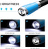 4 Bulbs, 3 Book Light, Neck Reading Light, USB Rechargeable, Hands Free, Super Bright LED Adjustable Brightness, Best