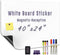 Magnetic White Board Sticker, 40'' x 24'' Adhesive Dry Erase Board for Wall, Includes Marker Magnet Eraser