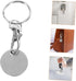 Stainless Steel Shopping Trolley Token Keyring - Compact and Convenient