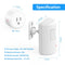 SEHOMY Motion Sensor Switch with Outlet for Bathroom Kitchen, Control Bedroom lamp, exhaus, Range Hood, PIR Infrared