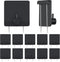Lounsweer Cubicle Hooks - Stainless Steel Fabric Wall Coat Hooks, 10 Pcs for 50 Lbs Home Office Room Board Hanging