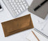 succor Genuine Leather Cash Envelopes for Men, Reusable Budget Wallet, Retro Clutch for Minimalist