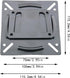 ZCZQC 75 100 mm 12 24 inch Fixed TV Wall Mount Bracket Universal to LCD TV Display Mount for to Screens and Computer