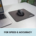 Perixx DX-1000M 9.84x8.27x0.08 Inches Waterproof Gaming Mouse Pad with Stitched Edge - Non-Slip Rubber Base Design