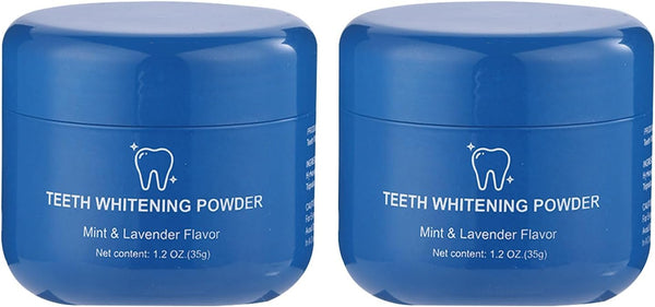 Generic 2PCS Teeth Whitening Powder, Whitening Powder Fresh Breath, No Sensitivity Stain Removal,