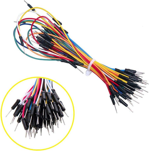 Jumper Wire Kit with Preformed Breadboard Jumper Wires, 14 Lengths Assorted + Male to Male Wires + Tweezer