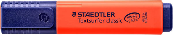 STAEDTLER 364-2 Textsurfer Classic Highlighter - Red (Box of 10)