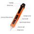 Voltage Tester, Non-Contact Voltage Detector, Electrical Tester, 3 Ranges AC 12V/48V/70V-1000V, Live/Null Wire Tester with Buzzer Alarm and Flashlight, Wire Breakpoint Finder - Orange