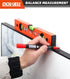 DOWELL 12 Inch Magnetic Spirit Level with Metric Scale, 3 Different Bubbles - 45 /90 /180 HY030660