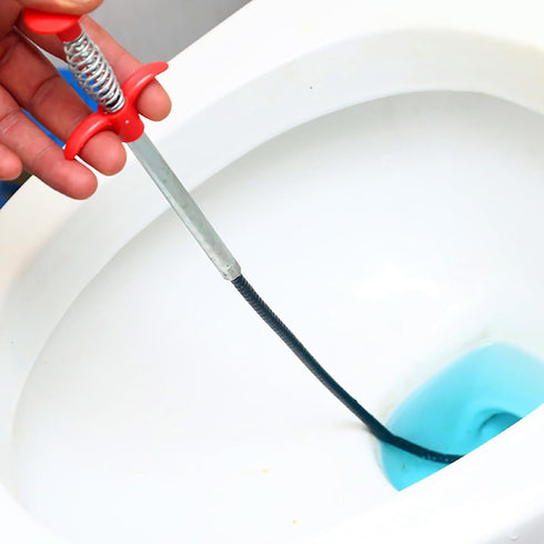 Flexible Grabber Claw Pick Up Reacher Tool, 63 Inch Bendable Hose Pickup for Home Sink and Drains
