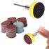 Saiper 100pcs 1 Inch Sanding Discs Pad Sander Disk Kit, 1/8” Shank Abrasive Polish Pad for Dremel