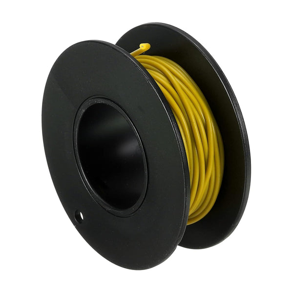 MECCANIXITY 28 Gauge Wire, Silicone Wire 28AWG Stranded Tinned Copper High Temperature Hookup Wire Yellow