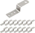 BokWin 15 Pcs Z Mounting Bracket,3.74 Inchx0.63 Inch Iron Right Angle Corner Bracket