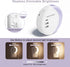 Dimmable 3 ROOTOMA Led Night Light Plug Into Wall, Night Light for Kids with USB Wall Charger Ports,Smart Dusk to Dawn