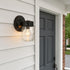 1 7.5 4.5 5.25 60W 505198 Design House Jelly Jar Light Wall Light, Oil Rubbed Bronze, Outdoor Downlight, Clear Glass