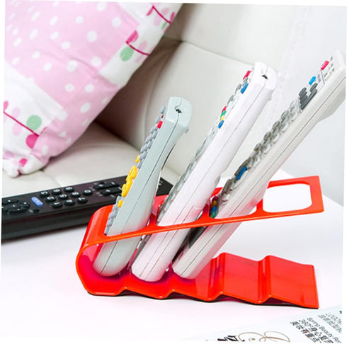 Compact Wall-Mounted Remote Holder & Mobile Phone Stand Organizer
