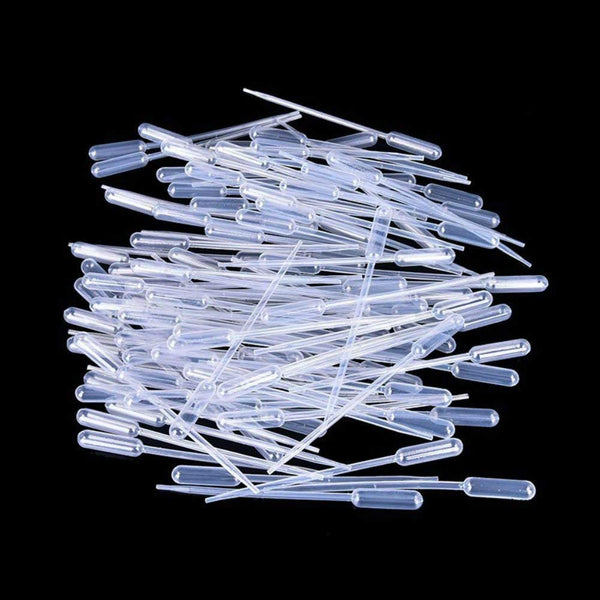 AKOAK 200 Pcs/Pack 0.5ml Disposable Plastic Graduated Transfer Pipettes, Eye Dropper for Use
