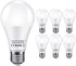 12V LED Light Bulb 60W Equivalent E26 7W 630Lm, Low Voltage AC/DC 11-18V, A19-12volt RV Marine, 6 Pack
