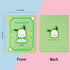 Kawaii Cute 6.30 x 8.27'' Memo Sticky Note Booklet, Kawaii Stationary Supplies for Teens Girls Students Back to School (Pochacco)