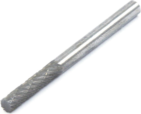 Forney 60140 Tungsten Carbide Burr, Cylindrical, 1/8-Inch Shank, 1/8-Inch