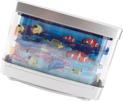 5V Focket Artificial Fish Tank Lamp, Lifelike Moving Fish Sensory Therapy Fake Aquarium Lamp, Moving Night Light