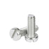 Generic 100pcs/lot A2-70 Stainless Steel GB65 Slotted Cap Head Slot Column Round Cheese
