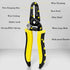 7-inch Wire Stripper/Wire Crimping Tool, 10-22 AWG, Wire Cutter, Crimper, Cable Stripper, Multi-Function Hand Tool
