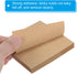PATIKIL Blank Sticky Notes, 3 x 3 Inch, 6 Pads/Pack, 480 Sheets, Self-Stick Note Pads for Home Office Business, Brown