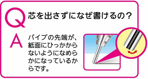 Pentel Mechanical Pencil Orenz 0.2mm, Pink Body (XPP502-P)