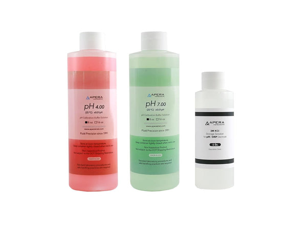 Apera Instruments AI1108 pH Calibration Buffer Solution Kit for pH/ORP Electrodes, 4.00
