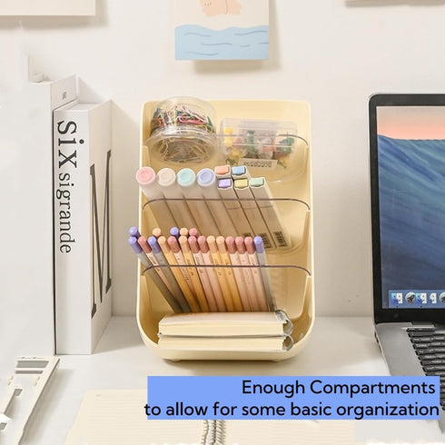 Pencil Holder Pens Cup Pencil Organizer Cute Pencil Holder Desktop Stationary Organizer Storage Rack for School Home