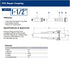 Midline Valve 567SD112 Heavy Duty PVC Repair Coupling; Expandable Pipe Fitting; 1-1/2 in.; White